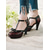 cheap 1950s-Women&#039;s Retro T-Strap High Heel Pumps with Bow and Buckle – Classic Vintage Style Shoes for Weddings, Parties, and Formal Events