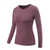 cheap Women&#039;s Running Tee &amp; Tank Tops-Women&#039;s Compression Shirt Athletic Shirt Gym Shirt Fitness Shirt Long Sleeve Tee Tshirt Casual Athleisure Fall Breathable Quick Dry Soft Gym Workout Running Walking Sportswear Activewear Solid Colored