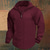 cheap Basic Sweatshirts-Men&#039;s Waffle Sweatshirt Sweatshirt Quarter Zip Sweatshirt Black White Wine Army Green Khaki Half Zip Plain Quarter Zip Christmas Daily Holiday non-printing Streetwear Casual Fall Winter Clothing