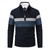 preiswerte Herrenpullover-Herren Pullover Pullover mit Viertelreißverschluss Strickpullover Gerippt Stricken Standard Strick Vlies Farbblock Viertel Postleitzahl Modisch Basic Freizeitskleidung Verabredung Bekleidung Herbst