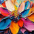 cheap Landscape Paintings-Handmade Original 3D Impasto Colorful Flower Oil Painting On Canvas Abstract Texture Floral Wall Art for Home Decor With Stretched Frame/Without Inner Frame Painting