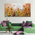 cheap Floral/Botanical Paintings-Mintura Handmade 3D Sunflower Landscape Oil Paintings On Canvas Wall Art Decoration Modern Abstract Flower Picture For Home Decor Rolled Frameless Unstretched Painting