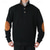 baratos Suéteres básicos-Homens Moletom Moletom Waffle Preto Branco Verde Tropa Cáqui Cinzento Colarinho Clerical Tecido Jacquard Patchwork Estriado Textura Diário Feriado Para Noite Poliéster Texturizado Roupa de rua Casual