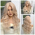 cheap Synthetic Trendy Wigs-Synthetic Wig Uniforms Career Costumes Princess Curly Wavy Middle Part Layered Haircut Machine Made Wig 26 inch Pink / Purple Synthetic Hair Women&#039;s Cosplay Party Fashion Pink