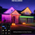 economico Luci per Casa Intelligente-Luci Eave RGBIC Waterproof Smart LED Tuya WiFi Luci Stringa Esterne Permanente Disponibili in 10M 20LEDs 15M 30LEDs 30M 60LEDs e 45M 90LEDs