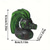 baratos Brinquedos Criativos &amp; Pegadinhas-estatueta colecionável estilo vintage - pato punk gótico com cabelo moicano verde, decoração de mesa de resina para casa, item de presente inovador para vários tipos de cômodos, artesanato decorativo