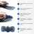 cheap Body Massager-3/6 PCS Smart EMS Neck Massager Mini Neck and Back Stimulation Massager Portable Gel Pad Sticker thin