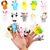 ieftine Plușuri-Set de 10 bucăți marionete cu degete - animale de plus moale jucării pentru păpuși cu degete pentru copii mini figurine de plus sortiment de jucării pentru băieți  &amp; fete favoruri de petrecere pentru