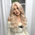 cheap Synthetic Trendy Wigs-Synthetic Wig Uniforms Career Costumes Princess Curly Wavy Middle Part Layered Haircut Machine Made Wig 26 inch Pink / Purple Synthetic Hair Women&#039;s Cosplay Party Fashion Pink