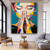 cheap People Paintings-Large Handmade Abstract Palette knife face painting wall art Handmade textured face of girl painting handpainted figurative oil painting wall art face girl Oil painting wall decorative painting room