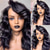 baratos Perucas de seda frontais de cabelo natural-Cabelo humano remy 13x4 Lace Front Peruca Parte lateral Com Franjas Cabelo Brasileiro Ondulado Preta Peruca 130% 150% Densidade do Cabelo 100% Virgem Sem cola Pré-depenado Para Feminino Longo Perucas