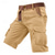 cheap Classic-Men&#039;s Cargo Shorts Shorts Buttons Multi Pocket Plain Wearable Short Outdoor Daily Camping &amp; Hiking Fashion Classic Army Green Green