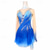 abordables Vestidos de Patinaje Artístico-Vestido de patinaje artístico Mujer Chica Patinaje Sobre Hielo Vestidos Azul Retazos Malla Alta elasticidad Entrenamiento Competición Ropa de Patinaje Clásico Cristal / Strass Manga Larga Patinaje
