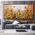 cheap Floral/Botanical Paintings-Mintura Handmade 3D Sunflower Landscape Oil Paintings On Canvas Wall Art Decoration Modern Abstract Flower Picture For Home Decor Rolled Frameless Unstretched Painting