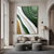 cheap Still Life Paintings-Green oil painting Handmade 3D abstract oil painting Hand Painted Oil Painting Wall Modern Abstract Green Wave Canvas Painting Home Decoration Decor  Canvas Painting