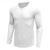 abordables T-shirts décontractés pour hommes-Homme T shirt Tee T-shirt en tricot côtelé T-shirt Plein Bande de fosse Col V Plein Air Vacances manche longue Vêtement Tenue Mode Design basique