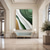 cheap Still Life Paintings-Green oil painting Handmade 3D abstract oil painting Hand Painted Oil Painting Wall Modern Abstract Green Wave Canvas Painting Home Decoration Decor  Canvas Painting