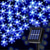 billiga Solsträngljus-solar led jul snöflinga vattentäta ljusslingor 30/50/100 led 8 lägen för belysning utomhus bakgård trädgård semester trädgård bröllop nyårsfest utomhus inomhus dekoration