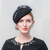 voordelige Feesthoeden-hoeden wollen baret hoed schotel hoed theekransje cocktail elegante bruiloft met strass splicing hoofddeksel hoofddeksel