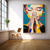 cheap People Paintings-Large Handmade Abstract Palette knife face painting wall art Handmade textured face of girl painting handpainted figurative oil painting wall art face girl Oil painting wall decorative painting room