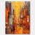 ieftine Picturi cu Peisaje-pictura abstractă a orașului pictură de artă urbană realizată manual pictura orizontului orașului pictura orizontului orașului pictura orizontului new yorkului picturi în ulei pentru iubitorii de new