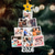 abordables Navidad-Adornos fotográficos de árbol de Navidad personalizados para la familia decoración acrílica 2D marco de foto personalizado decoración de árbol de Navidad colgante de regalo para familiares y amigos