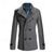 preiswerte Herren-Blazer &amp; -Anzüge-Herren Peacoat Trenchcoat Täglich Urlaub Herbst Winter Polyester warm Oberbekleidung Bekleidung Modisch Klassisch Glatt Tasche Ständer Doppelreihiger Verschluss