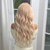 cheap Synthetic Trendy Wigs-Synthetic Wig Uniforms Career Costumes Princess Curly Wavy Middle Part Layered Haircut Machine Made Wig 26 inch Pink / Purple Synthetic Hair Women&#039;s Cosplay Party Fashion Pink