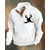 cheap Basic Sweatshirts-Men&#039;s Sweatshirt Black White Army Green Brown Khaki Standing Collar Color Block Reindeer Patchwork Sports &amp; Outdoor Daily Holiday Polyester Corduroy Streetwear Basic Casual Spring &amp;  Fall Clothing