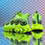 preiswerte Sneaker für Herren-Sportliche Sneakers für Herren in Neongrün mit Flammen – leichte, atmungsaktive Laufschuhe mit Stoßdämpfung für Sport und Fitness