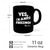 cheap Mugs &amp; Cups-Yes I&#039;m Always Freezing Mug 11oz Ceramic Coffee Cup Funny Gift for Freezing Friends 330ml Black Mug Perfect for Office or Home Novelty Gift Idea