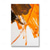 cheap Abstract Paintings-Handmade Oil Paintings Canvas Wall Art Decoration Modern Orange Abstract for Home Decor Rolled Frameless Unstretched Painting