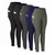 cheap Yoga Leggings &amp; Tights-Women&#039;s Yoga Pants Yoga Leggings Pocket High Waist Yoga Gym Workout Pilates Tights Black Pink Light Blue Spandex Fall Sports Activewear Stretchy Slim
