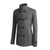 preiswerte Herren-Blazer &amp; -Anzüge-Herren Peacoat Trenchcoat Täglich Urlaub Herbst Winter Polyester warm Oberbekleidung Bekleidung Modisch Klassisch Glatt Tasche Ständer Doppelreihiger Verschluss