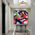 cheap Abstract Paintings-Handmade 3D Colorful Oil Painting on Canvas Large hand painted Abstract Textured Palette Knife Boho oil painting Wall Art Custom Contemporary Minimalist artwork for Living Room bedroom home Decor