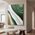cheap Still Life Paintings-Green oil painting Handmade 3D abstract oil painting Hand Painted Oil Painting Wall Modern Abstract Green Wave Canvas Painting Home Decoration Decor  Canvas Painting