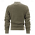 cheap Men&#039;s Printed Sweaters-Men&#039;s Pullover Sweater Jumper Zip Sweater Polo Sweater Zip Collar Retro Vintage Casual Party Evening Wear Daily Embroidered Knitting Warm Long Sleeve Fall Winter Black Army Green Brown