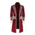 cheap Men&#039;s Costumes-Captain Hook Coat Rococo Medieval Movie Cosplay for Men&#039;s Adults&#039; Masquerade Party