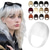 cheap Bangs-Clip in Bangs, Synthetic French Bangs Hair Clip Fake Bangs Fringe with Temples Hairpieces for Women Natural Bangs Clip in Hair Extensions for Daily Wear