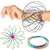 cheap Gags &amp; Practical Joke Toys-Mystical Flow Rings Arm Toy - 3D Kinetic Spring Bracelet with Magic Ring, Slinky Design, and Colorful Appearance - Perfect Gift for Christmas, Halloween, Thanksgiving Day, and Easter