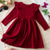 cheap Casual Dresses-Girls&#039; 3D Solid Color Dress Long Sleeve Summer Vacation Daily Holiday Beautiful Sweet Little Kids(4-7ys) 4-7 Years Sweater Dress Casual Dress Knee-length Regular Fit