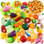 cheap Party Supplies-21-Piece Fun Cutting Food Toy Set - Develops Early Basic Skills, Suitable for Children, Girls, and Boys, Perfect as Halloween and Christmas Gift