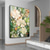 cheap Floral/Botanical Paintings-Oil painting handmade Impressionism Floral Paintings handmade Flower Oil Painting Abstract Rose Flower Painting Flower Landscape Painting Floral Wall Art Canvas Spring painting for Living Room