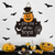 cheap Wall Accents-Wooden Pumpkin Hanging Tag Haunted House Wall Farmhouse Porch Sign Welcome Plaques Halloween Front Door Door Sign