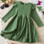 cheap Casual Dresses-Girls&#039; 3D Solid Color Dress Long Sleeve Summer Vacation Daily Holiday Beautiful Sweet Little Kids(4-7ys) 4-7 Years Sweater Dress Casual Dress Knee-length Regular Fit
