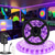 abordables Luces de tira de enchufe-Tira de luces led de luz negra uv 16.4ft 5m flexible 395-405nm 2835smd 8mm flexible dc12v para fiesta de baile en interiores iluminación de escenario pintura corporal