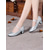 abordables Chaussures de danses latines-chaussures de danse vintage vertes Mary Jane pour femmes avec motif floral jacquard et talon bloc, parfaites pour les événements de danse de salon, latine et formelle