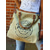 cheap Handbag &amp; Totes-Women&#039;s Tote Canvas Tote Bag Shoulder Bags Canvas Office Shopping Casual Daily Zipper Print Large Capacity Durable Multi Carry Letter Black Blue Khaki