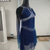abordables Vestidos de Patinaje Artístico-Vestido de patinaje artístico Mujer Chica Patinaje Sobre Hielo Vestidos Azul Oscuro Retazos Dedo Pulgar Licra Malla Elástico Profesional Entrenamiento Competición Ropa de Patinaje Mantiene abrigado