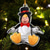 cheap Christmas-Personalized Photo Christmas Ornaments Acrylic 2D Custom Baby Face Penguin Christmas Tree Ornaments Xmas Decoration Hanging Pendant Gifts